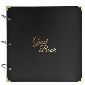 Black & Gold Guestbook